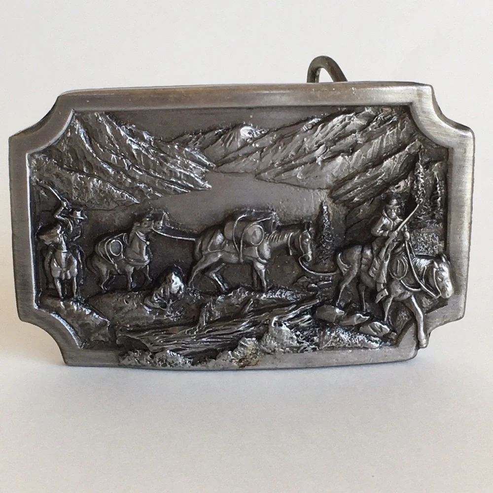 1983 Siskiyou Buckle Pewter #G-27 “Roughing It”